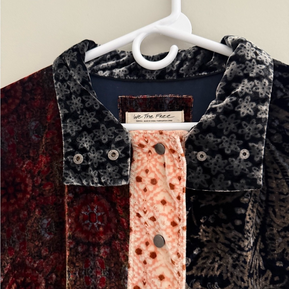 We The Free Velvet Patchwork Jacket - image 4
